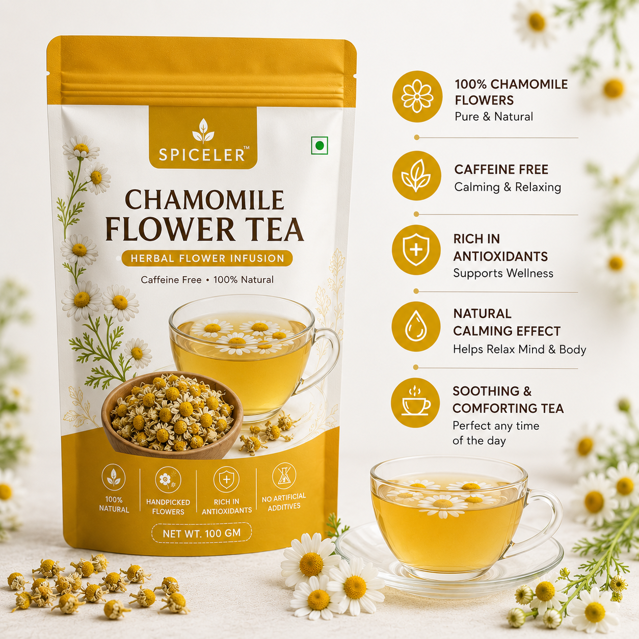 Chamomile Flower Tea