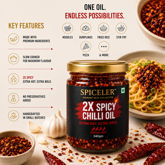 2x Spicy Chilli Oil